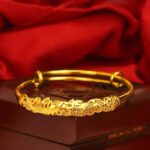 สร้อยข้อมือทองคำ Phoenix แกะสลักสวยงาม